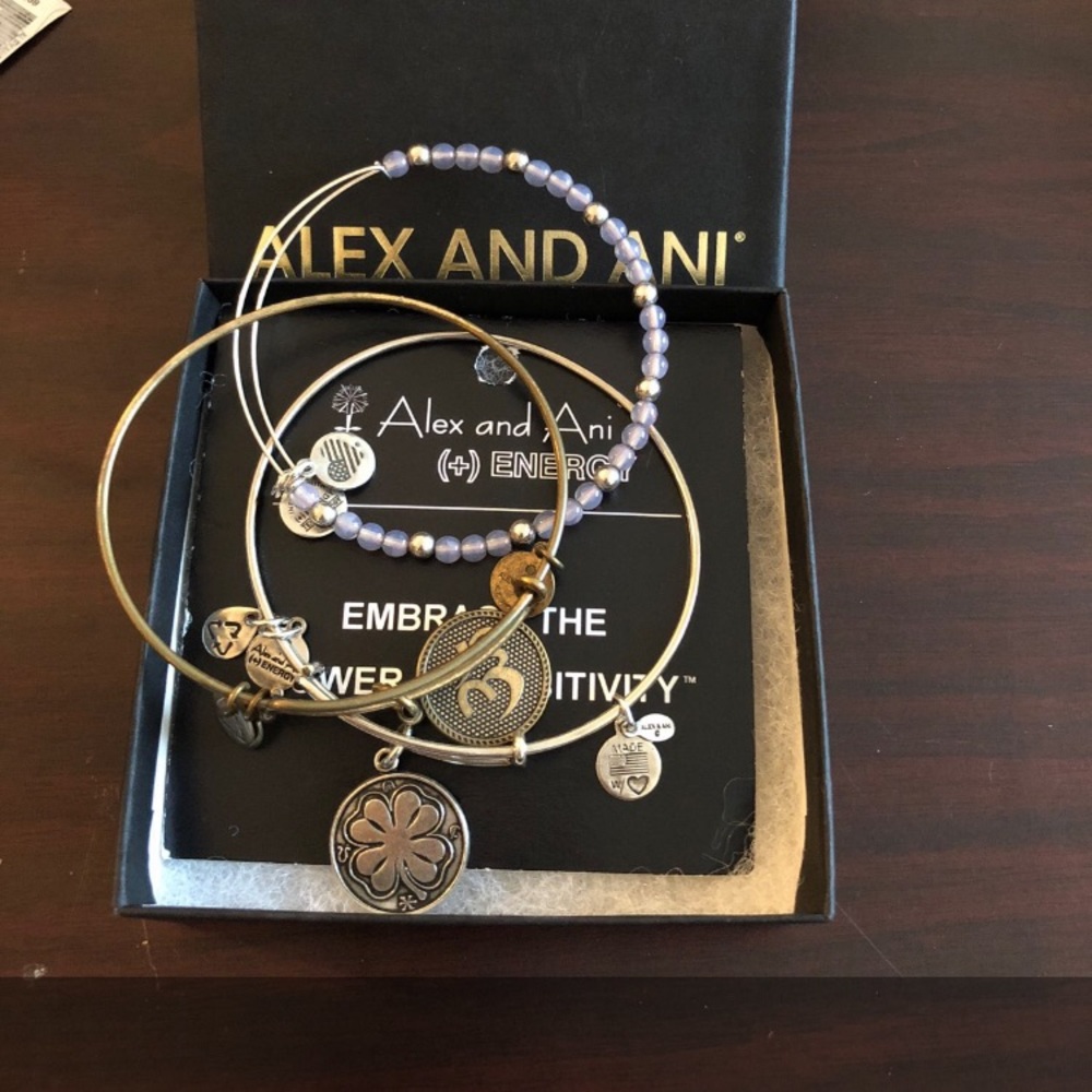 Bundle Of Three Alex & Ani In Good Used Conditions - image 3